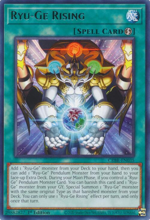 Ryu-Ge Rising - CRBR-EN035 - Rare - 1st Edition